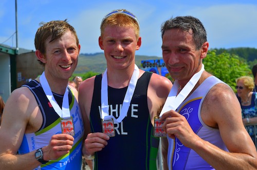 Mens first 3 Russell White Aidan Callaghan and Phil Wood. Photograph: Brendan Monaghan